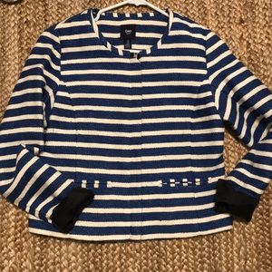 GAP Blue & White Striped Jacket